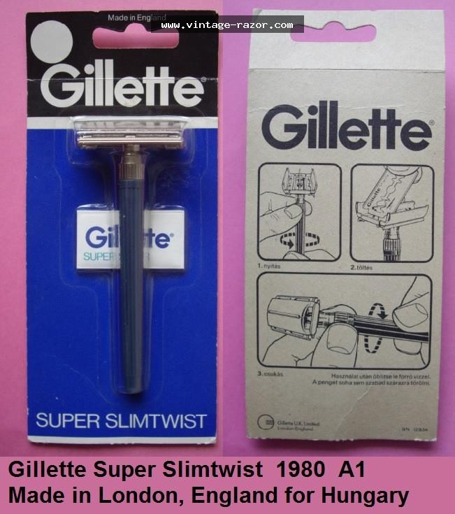 Gillette Super Slimtwist 1980