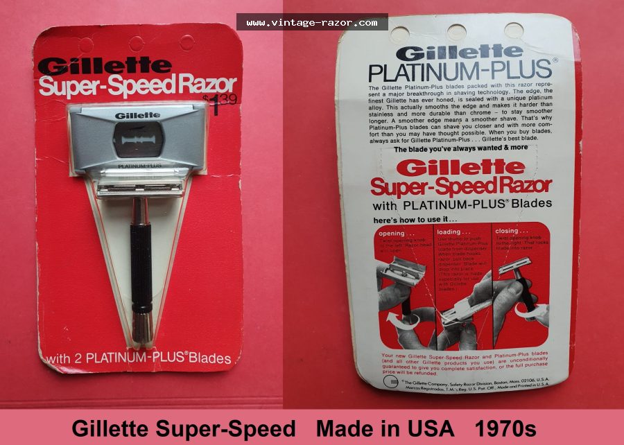 Gillette Super Speed 1970s