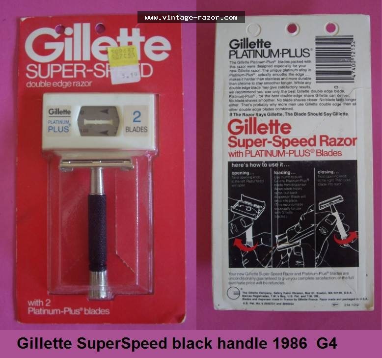 Gillette Super Speed 1986