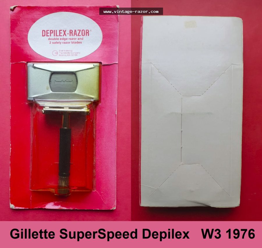 Gillette Super Speed Depilex 1976