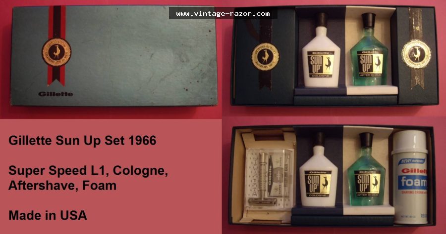 Gillette Super Speed Sun Up 1966