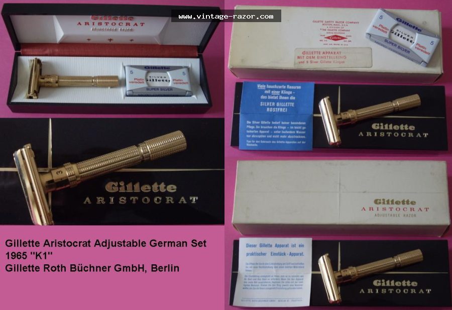 Gillette Aristocrat Slim Adjustable 1965 (2)