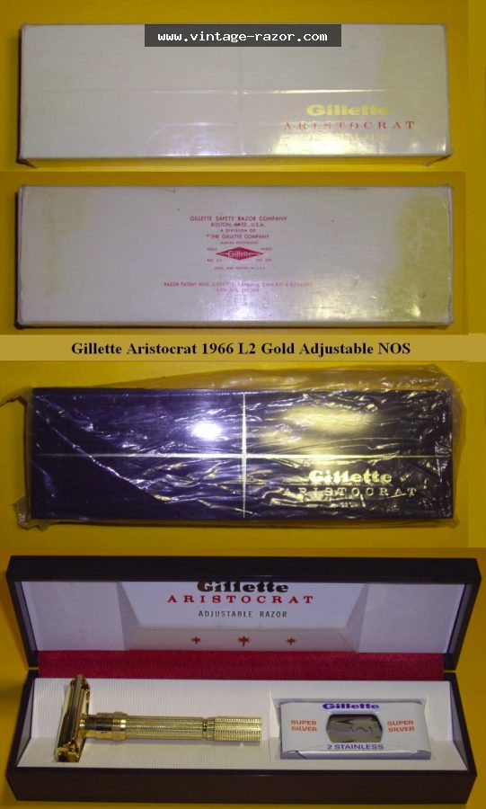 Gillette Aristocrat Slim Adjustable 1966