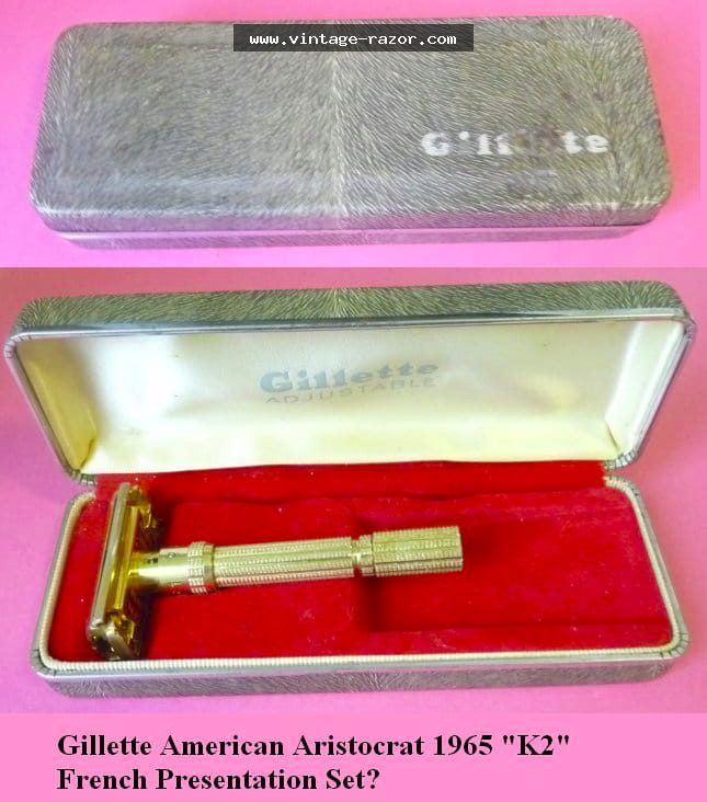 Gillette Aristocrat Slim Adjustable 1965