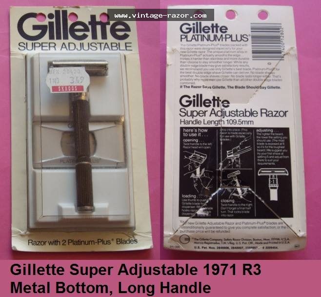 Gillette Super Adjustable Long Handle 1971