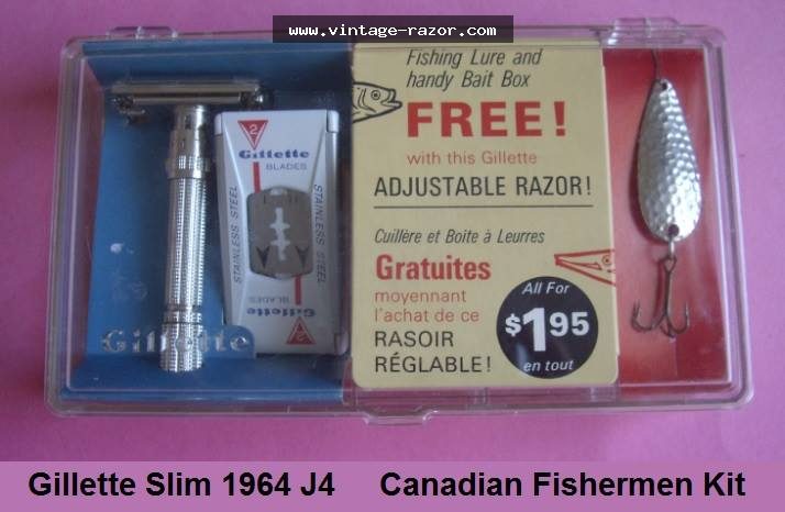 Gillette Slim Adjustable SunUp Set 1964