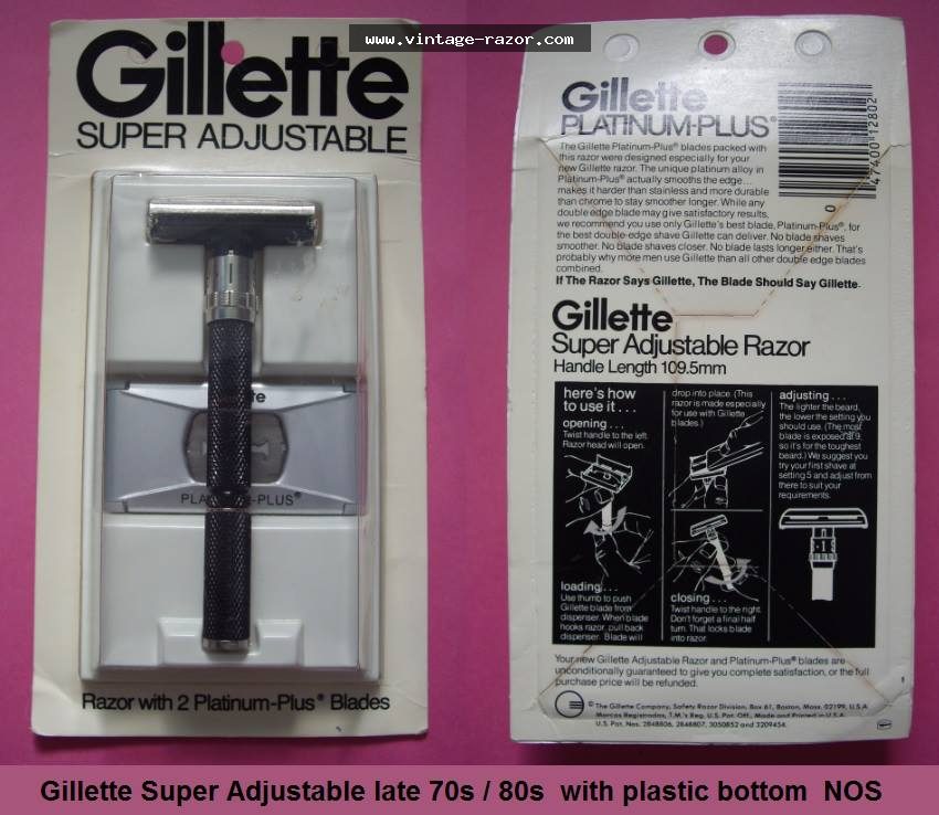 Gillette Super Adjustable Long Handle 1970s