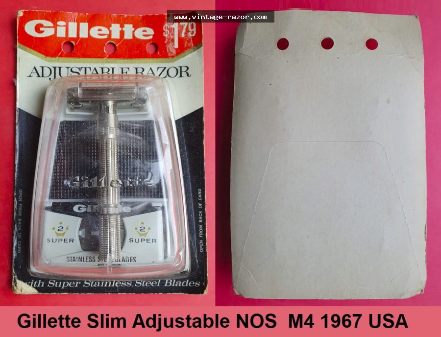 Gillette Slim Adjustable 1967