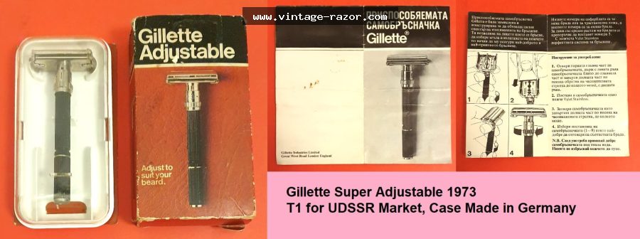Gillette Super Adjustable Long Handle 1973