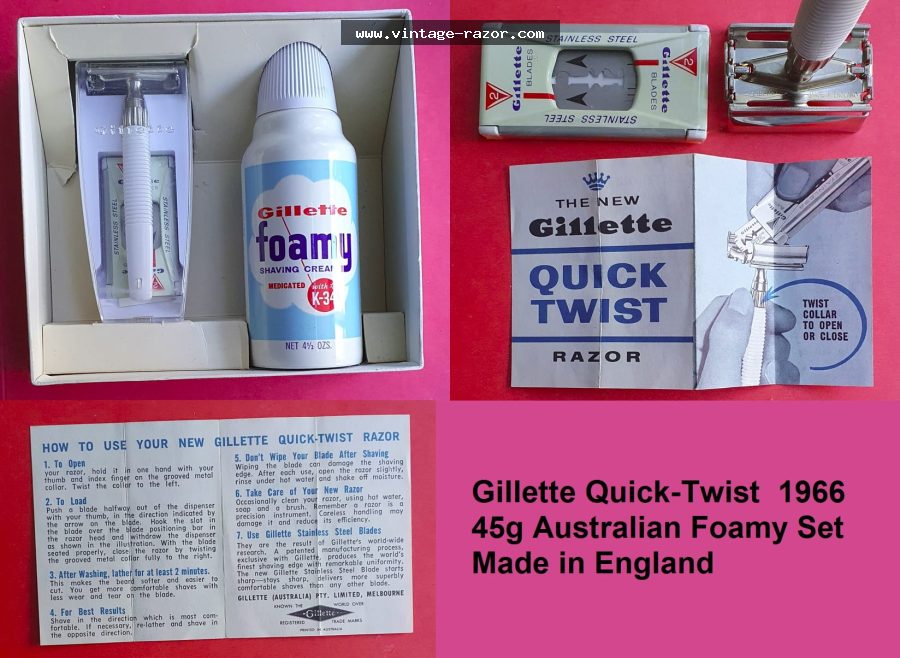 Gillette Quick-Twist 1966