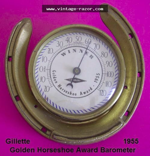 Gillette Golden Horseshoe Award Barometer 1955