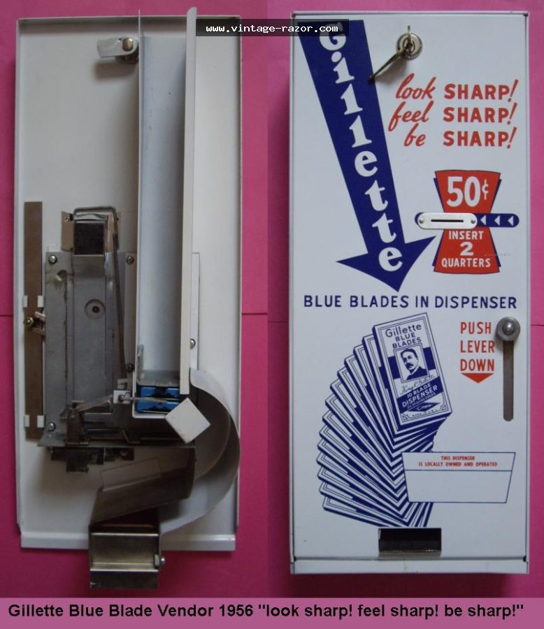 Gillette Vending Machine 1956