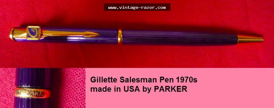 Gillette Salesman Pen 1970s