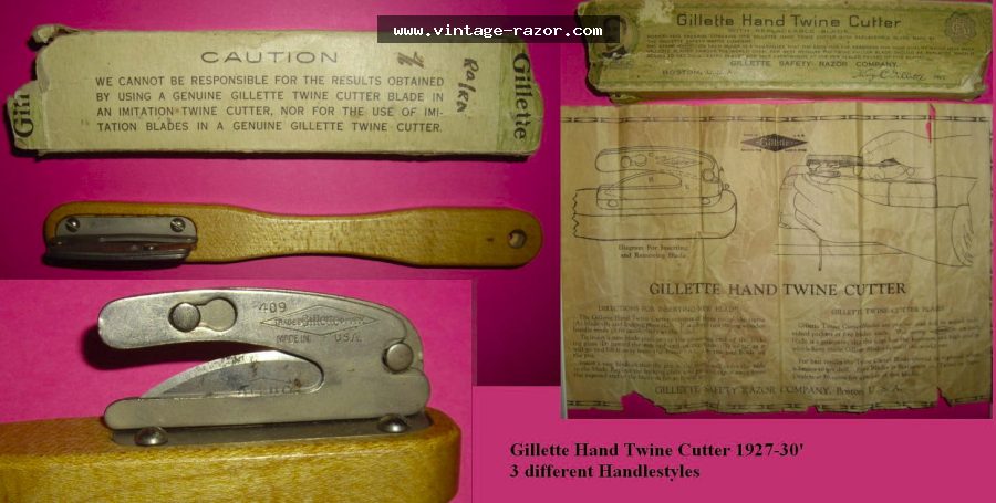 Gillette Hand Twine Cutter 1927