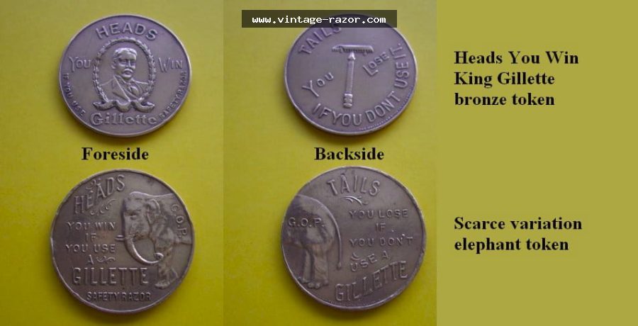Gillette Token 1920s