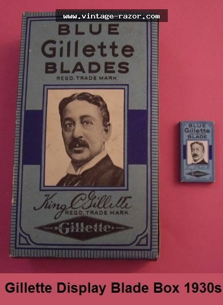 Gillette Display Blade Box 1930s