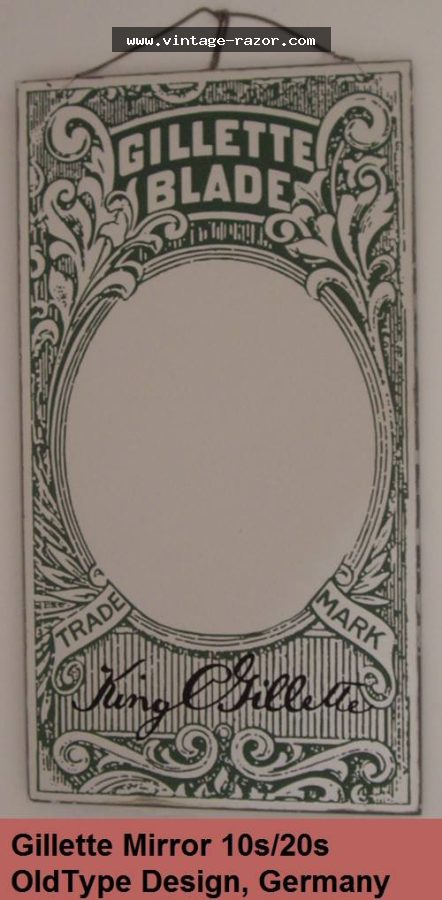 Gillette Mirror 1910s