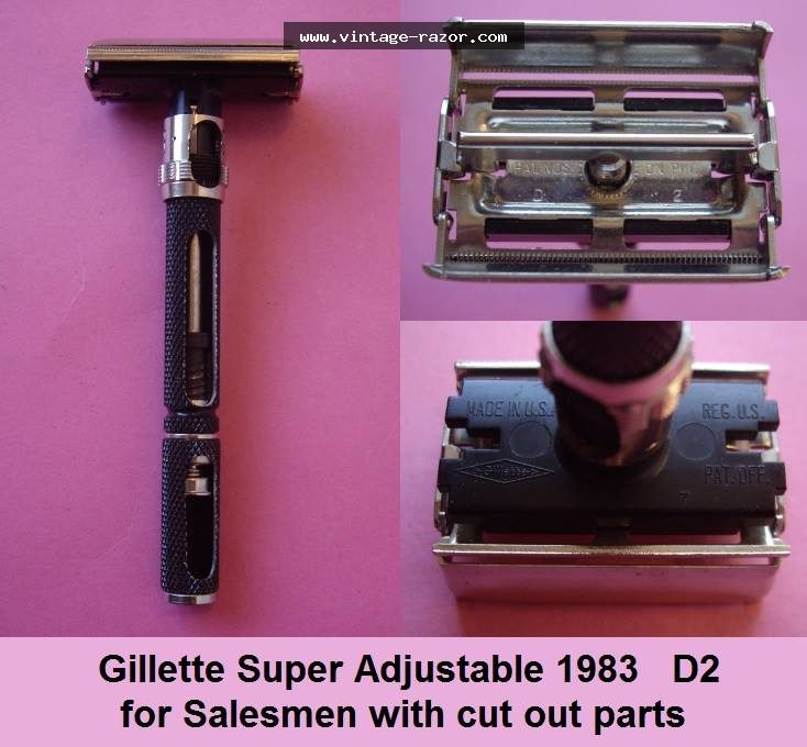 Gillette Super Adjustable Salesman Speciman 1983