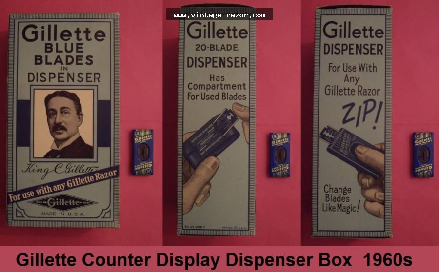Gillette Counter Display Box 1960s (2)