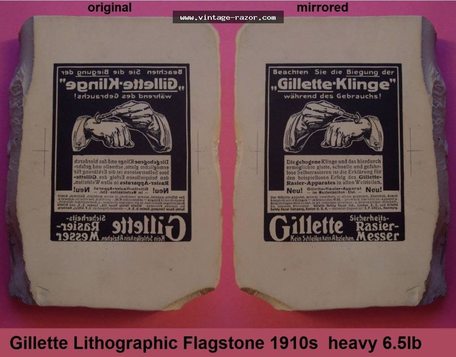 Gillette Lithograpic Flagstone 1910s