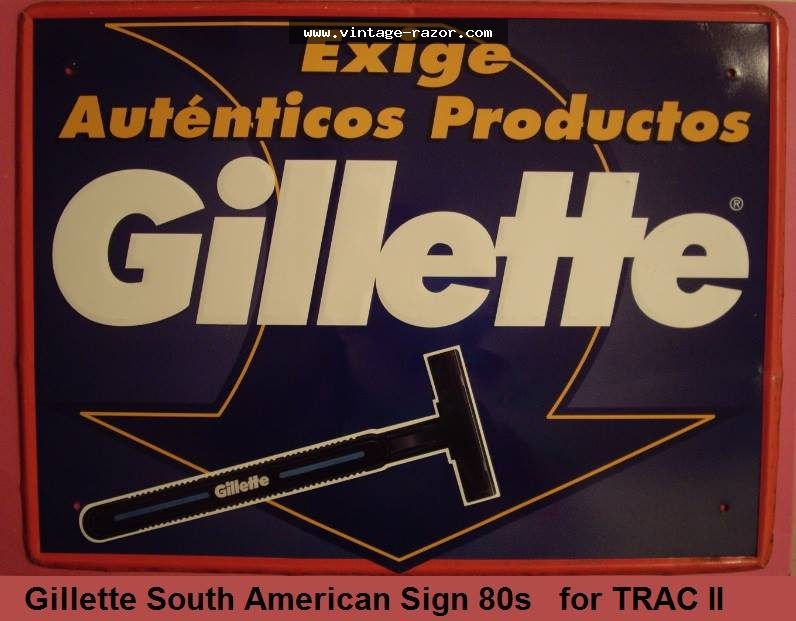Gillette Sign 1980s