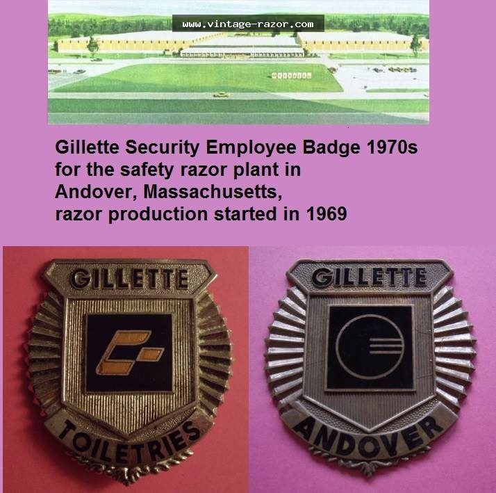 Gillette Security Badge 1970s