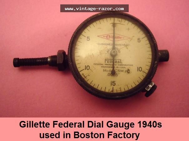 Gillette Dial Gauge 1940s