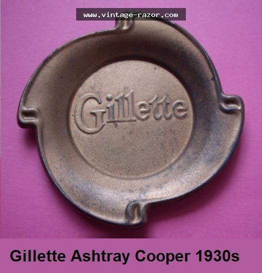 Gillette Ashtray 1930s