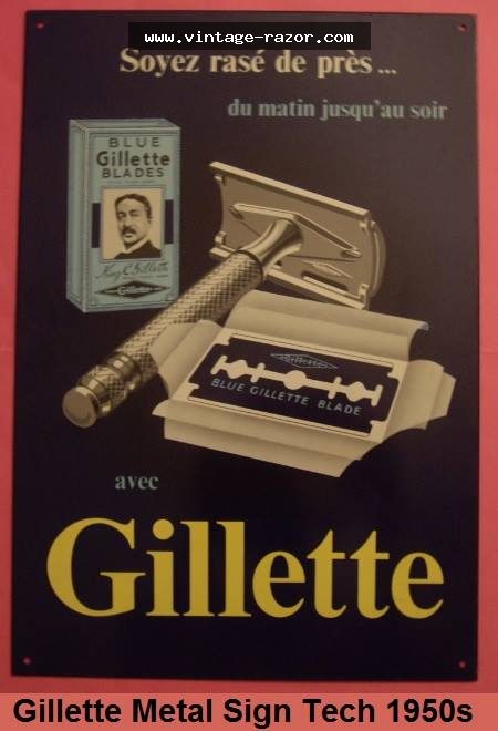 Gillette Sign 1950s