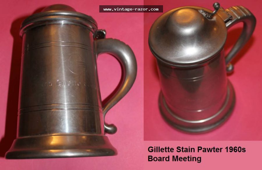 Gillette Stain Pewter 1960s