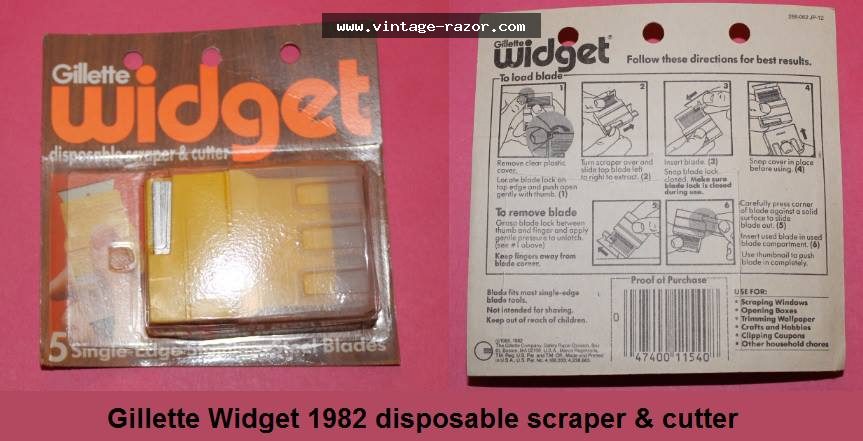 Gillette Widget 1982