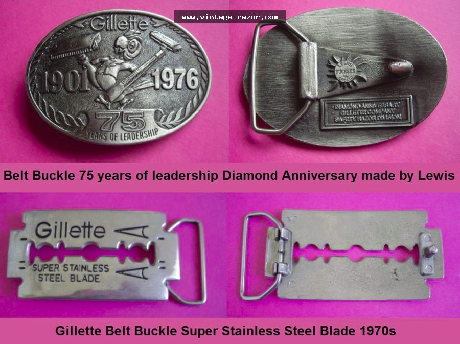 Gillette Belt Buckle 1970s