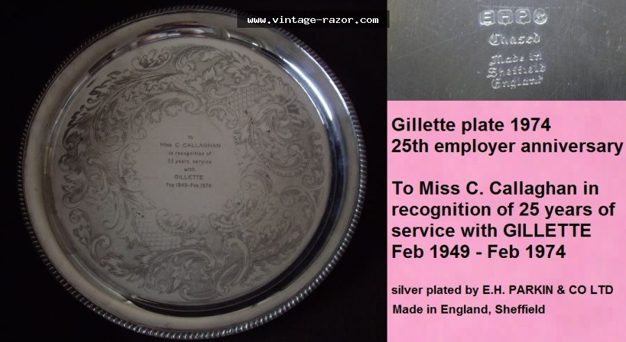 Gillette Plate 1974