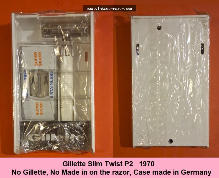 Gillette Slim Twist 1970