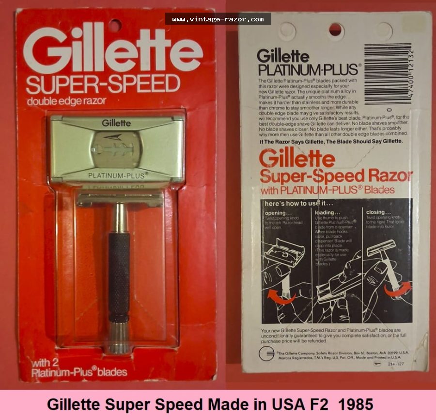 Gillette Super Speed 1985