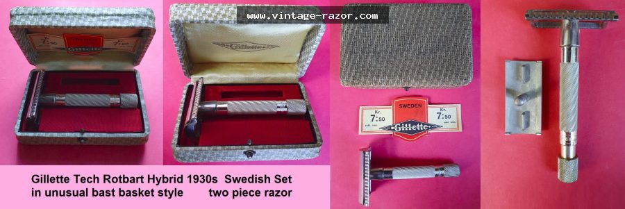 Gillette Rotbart Tech Hybrid 1930s