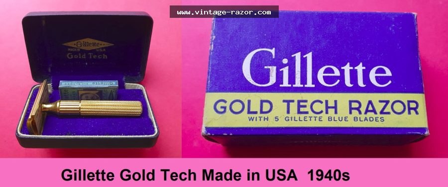 Gillette Gold Tech 1940s