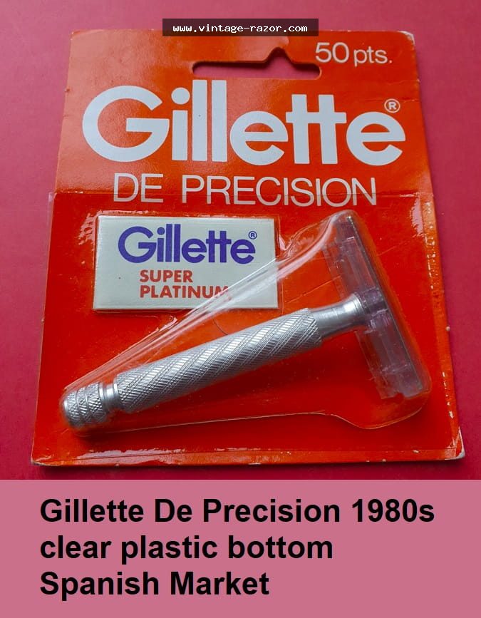Gillette De Precision 1980s