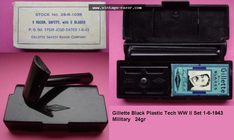 Gillette US Service Set WWII 1943