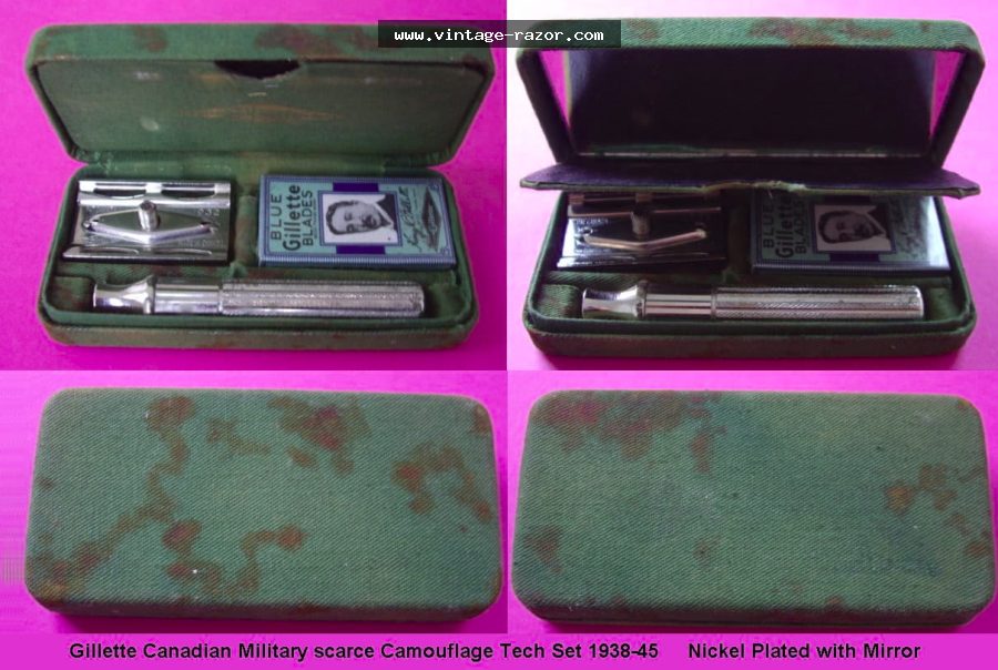 Gillette Canada Service Set WWII 1938 (3)