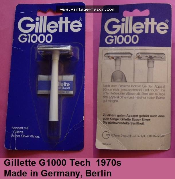 Gillette G1000 Tech 1970s