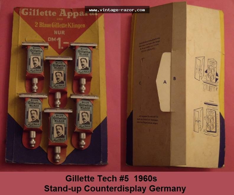 Gillette #5 Tech 1960s