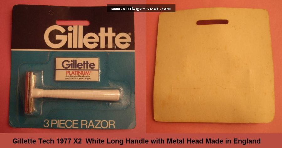 Gillette 3 Piece Razor 1977