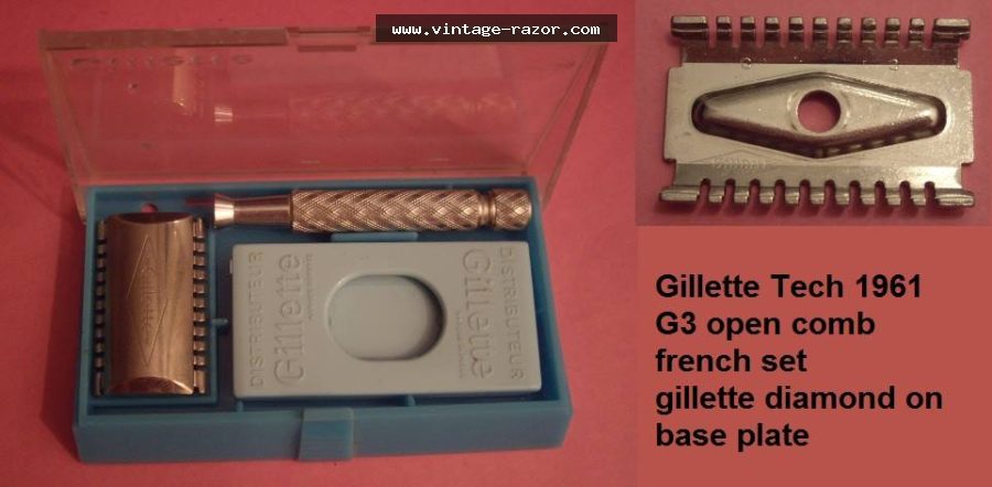 Gillette Open Comb Tech 1961