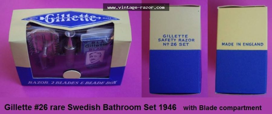 Gillette #26 Bathroom Set 1946 (2)