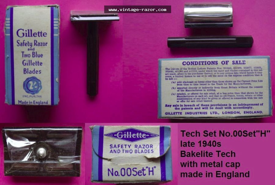 Gillette #00 Set H Tech 1940s