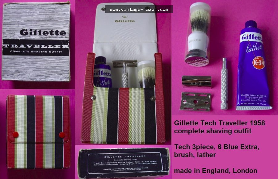 Gillette Tech Taaveller 1958