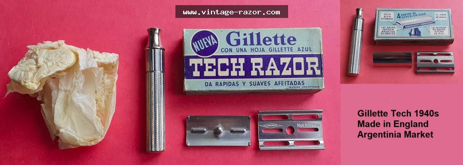 Gillette Tech Razor 1940s