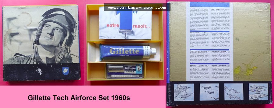 Gillette Tech Airforce Set 1960s