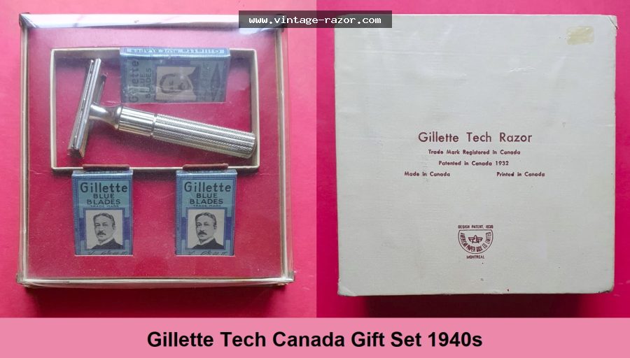 Gillette Tech Gift set 1940s